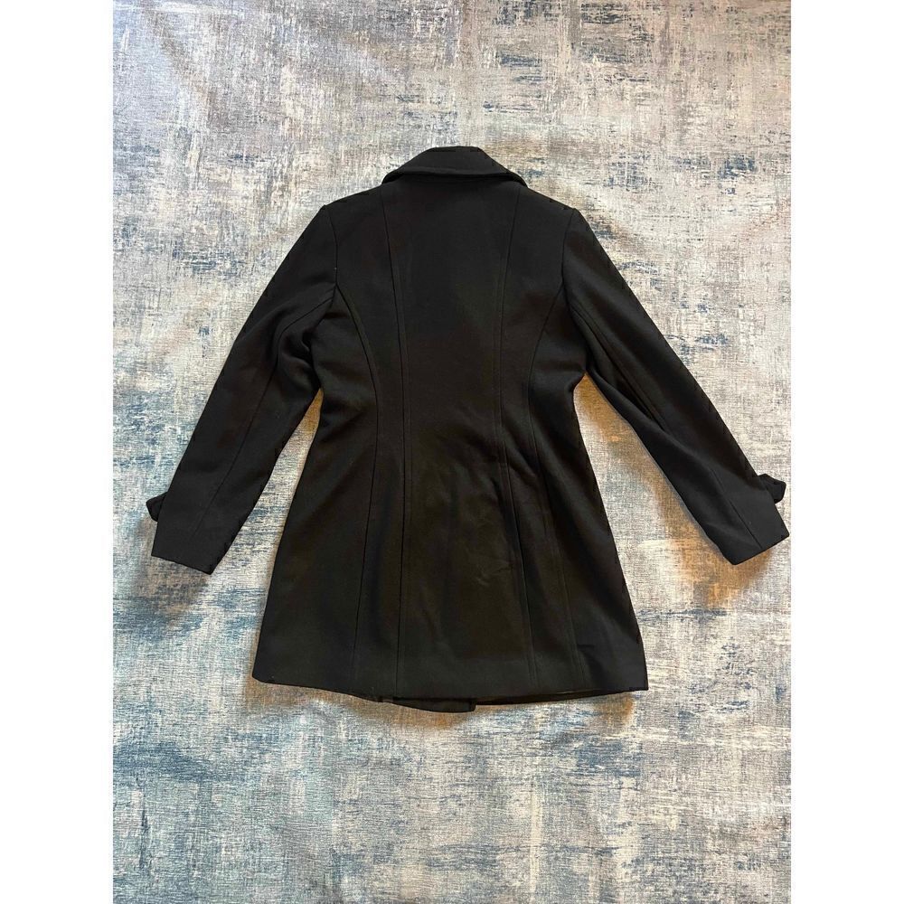 Anne Klein Black Double Breasted Wool Blend Pea Coat Size S - Picture 2 of 11